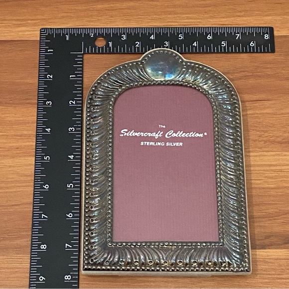 Vintage Silvercraft Collection Sterling Silver Standing Picture Frame - Picture 4 of 9